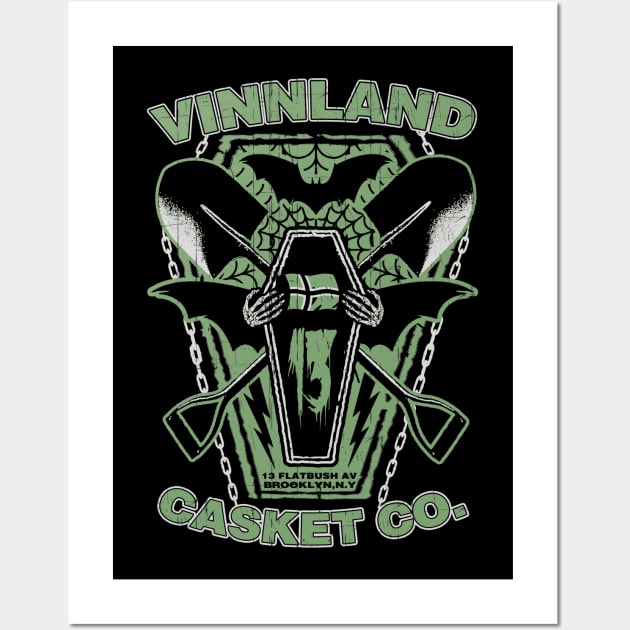 "VINNLAND CASKET CO." Wall Art by joeyjamesartworx